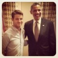 Ben McKenzie et Barack Obama